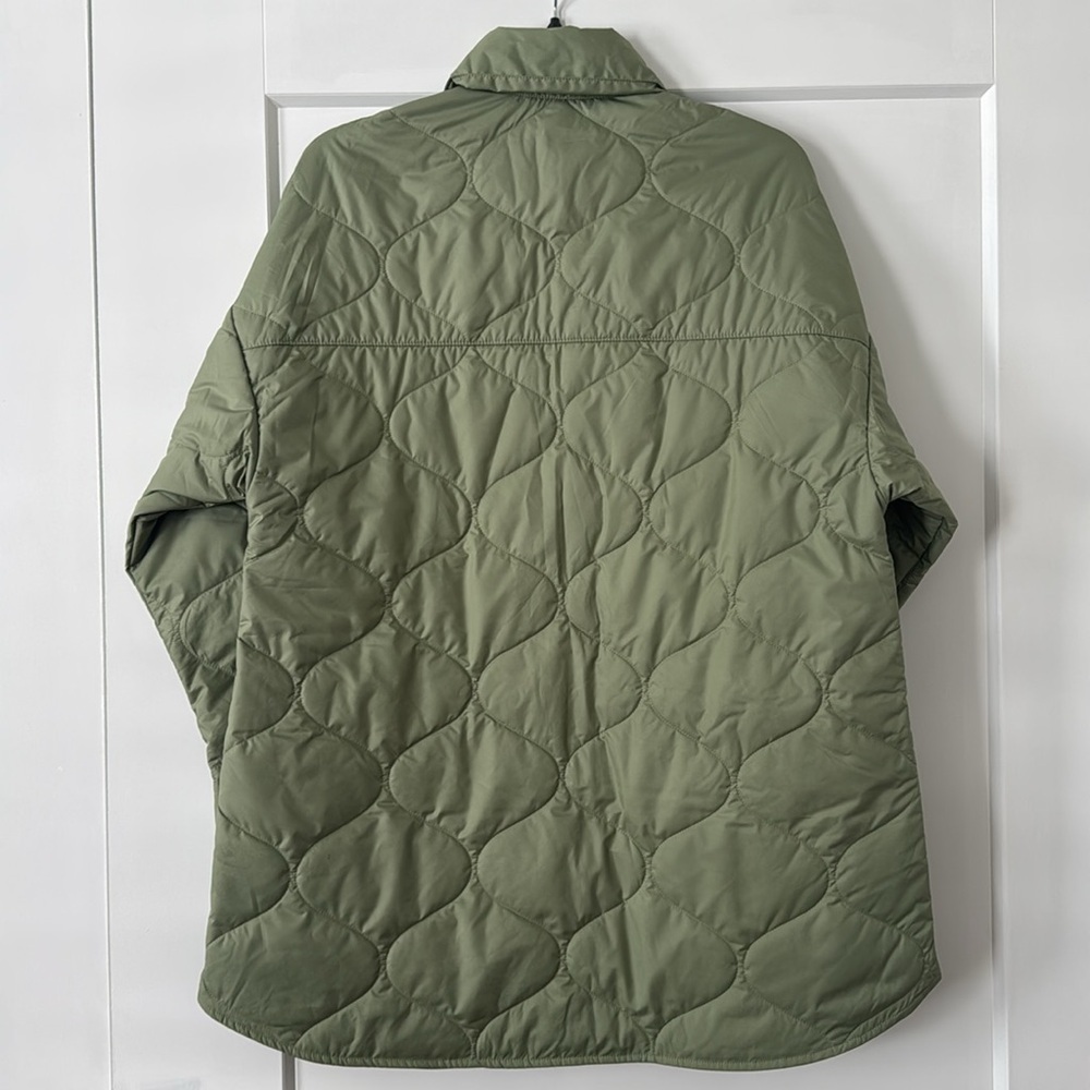 Nike Women's Sportswear Essentials Quilted Trench Coat NWT Size XS oversized - Picture 14 of 15